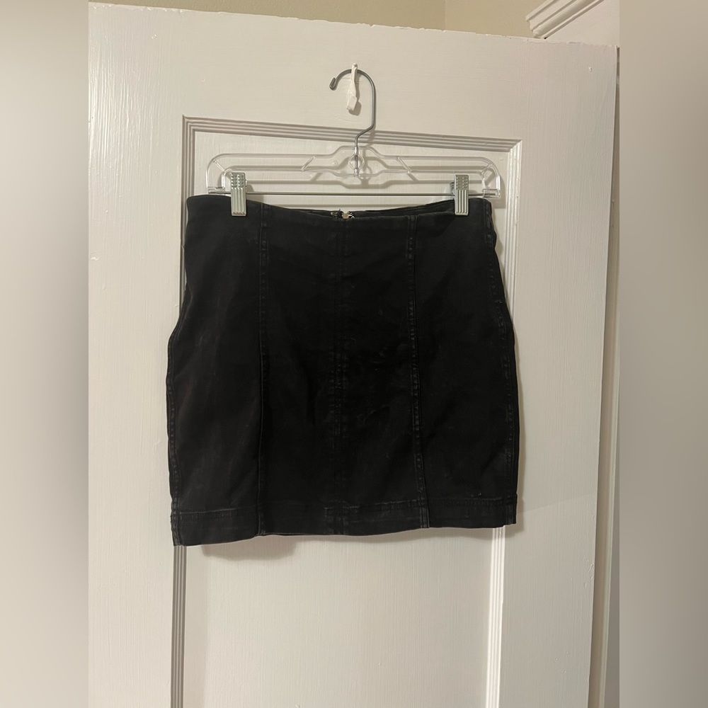 Black Free People Mini Skirt
